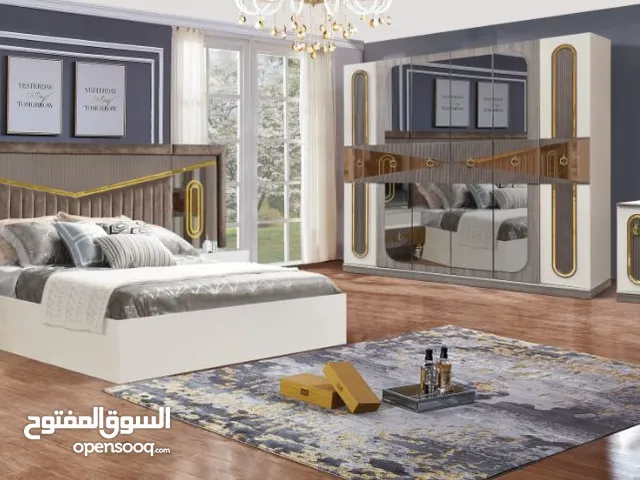 BIG BEDROOM SET TUKEY WITH MATTRESS 10 PICES /کبير غرف نوممع دوشج ۱۰ قطع ترکي
