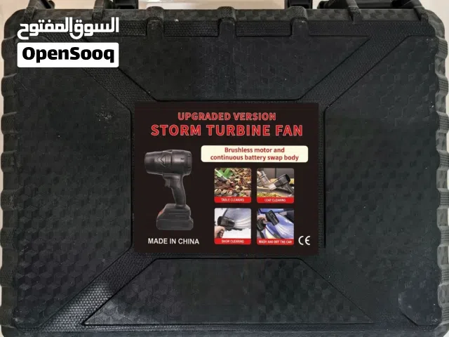 منفاخ ومكنسة هوائية توربو لاسلكي خارق (جديد بالكرتون) - قوة 48V منفاخ الغبار والتجفيف اللاسلكي