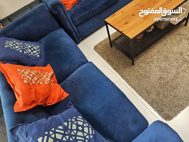 Sofa Set from Danube (blue) & Ikea (grey) - cushions included