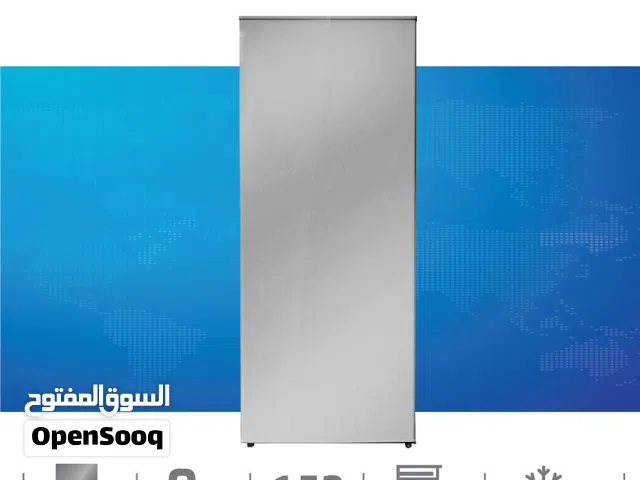 فريزر نيوتن ناشونال الكتريك عامودي 5 أدراج 153 لتر ديفروست توفير طاقة لون ستانلس ستيل بسعر مغري