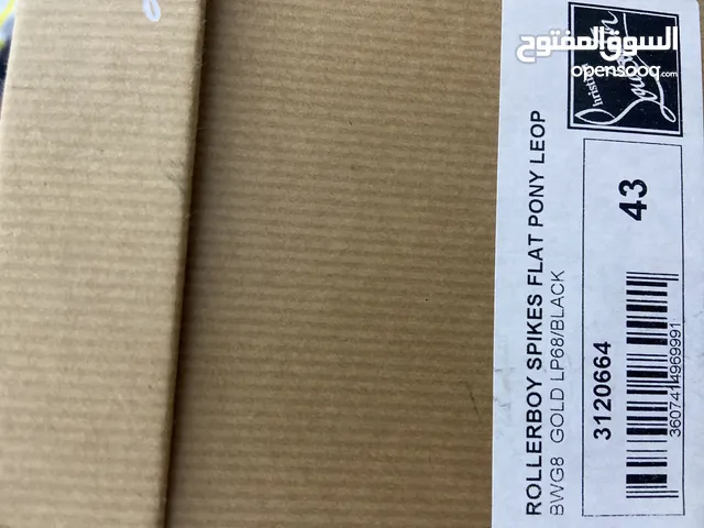 Christian ROLLERBOY SPIKES FLAT PONY LEOPARD