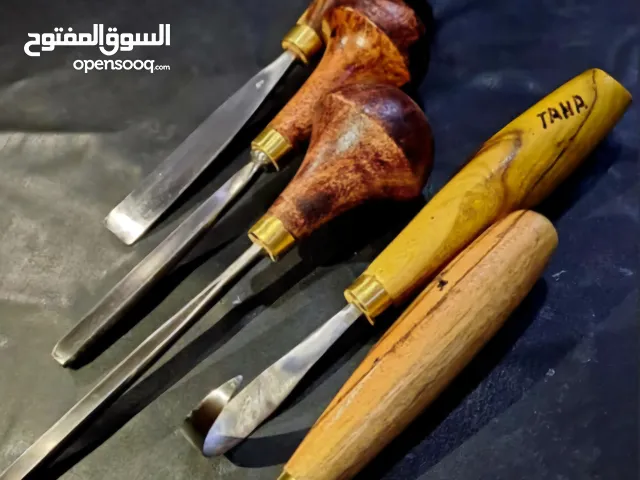 طاقم أدوات نحت خشب صناعة يدويه ذات جوده عاليه