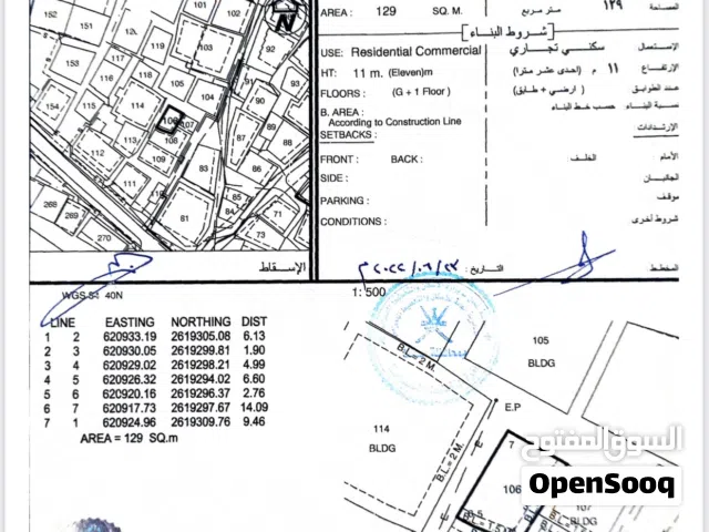 Commercial Land for Sale in Muscat Seeb