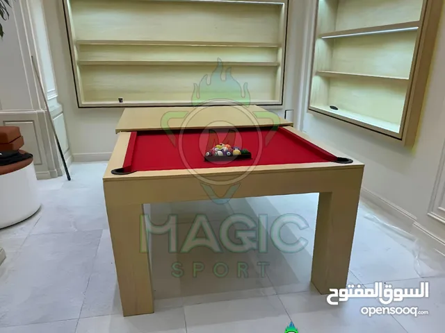 طاولات بلياردو مودرن من الماچيك سبورت - Magic Sport احدث واشيك الموديلات والأشكال.
