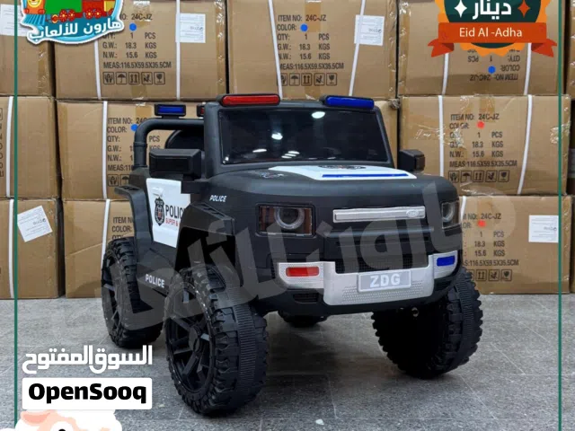 سياره شرطة شحن 4 ماتور تناسب من عمر 1 الي 7 سنوات مواصفات اوربيه من المصنع مباشره