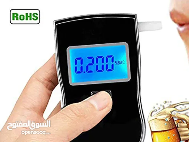 جهاز اختبار الكحول الرقمي الاحترافي  جهاز تحليل الكحول في التنفس ، جهاز تحليل الكحول في الشرطةAT-818