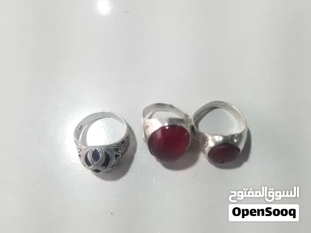 ثلاثة خواتم فضة