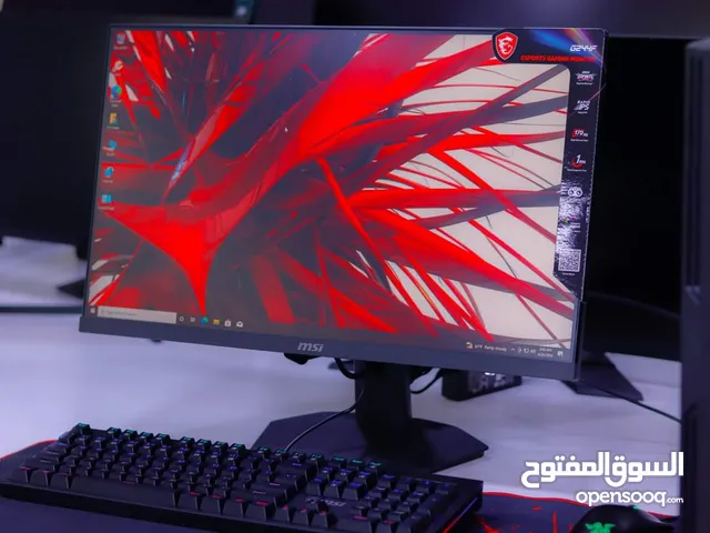 شاشةmsi g244F جديدة مكرشمة.