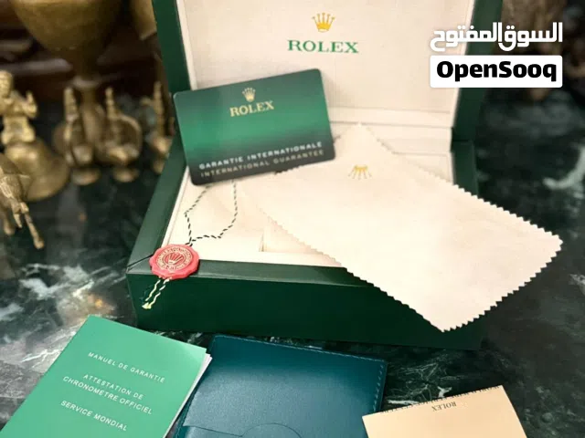 بوكس ساعة رولكس مع ملحقاته بحالة ممتازة