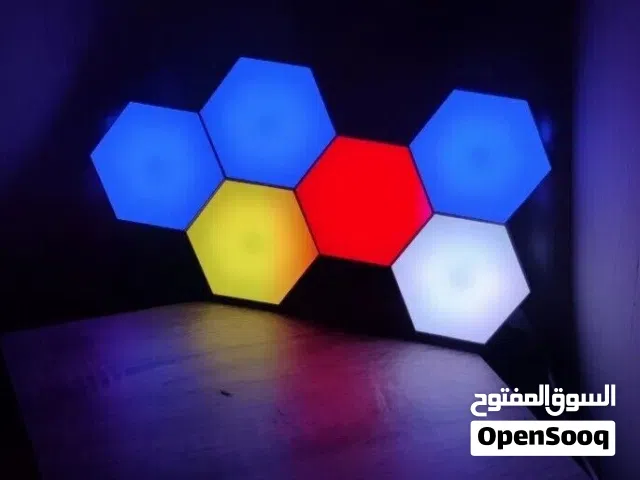HEXAGONAL NANOLEAF LED LIGHT WITHبسعر حرق  انطلق نحو عالم من الإضاءة الساحرة! REMOTE
