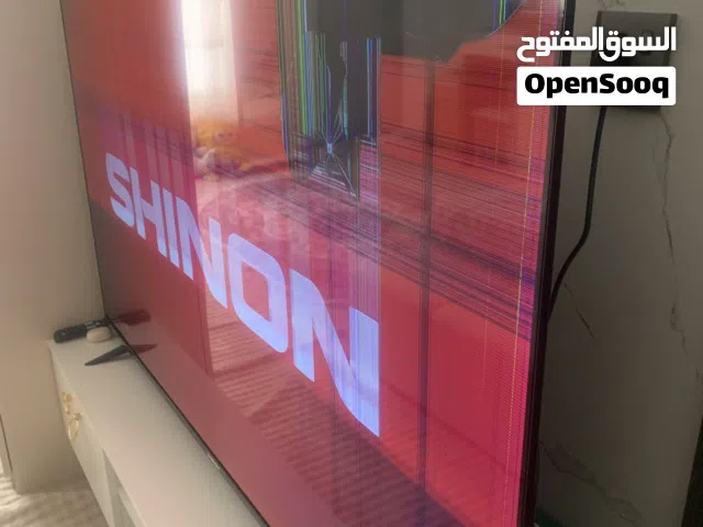 تلفاز شينون حجم 65 شاشه مكسىورة LED