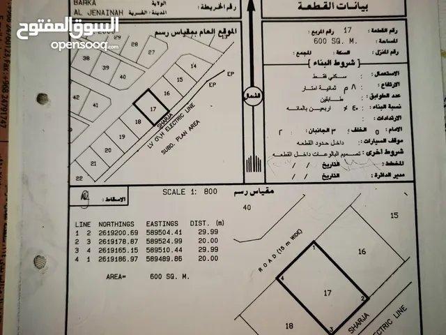 Residential Land for Sale in Al Batinah Barka