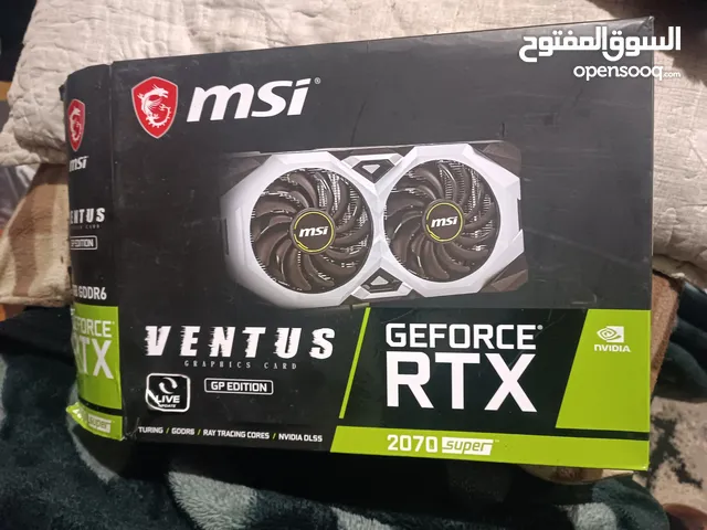 كرت شاشة RTX 2070 Super MSI Ventus