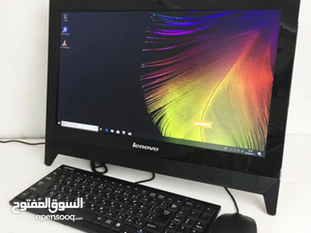 شاشة  All in one لينوفو منها وفيها كمبيوتر جيل سادس فقط 400 شيكل
