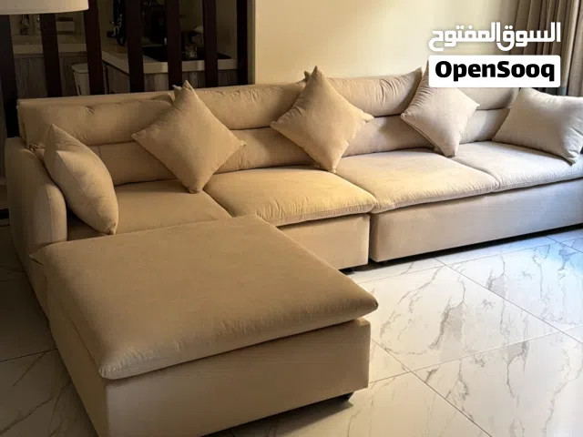 كنب زاويه L جديده لم يستخدم