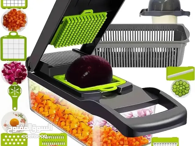 14 قطعة / مجموعة مفرمة خضروات، قاطع فواكه متعدد الاستعمالات، مبشرة أغذية يدوية، شريح.ضروات