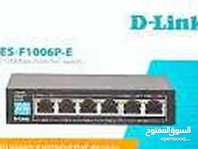D-link Des-F1006P-E-PORT 10/100 SWITCH WITH 4 POE PORTS AND 2 UPLINK PORTS سويتج دي لينك 4 مخارج