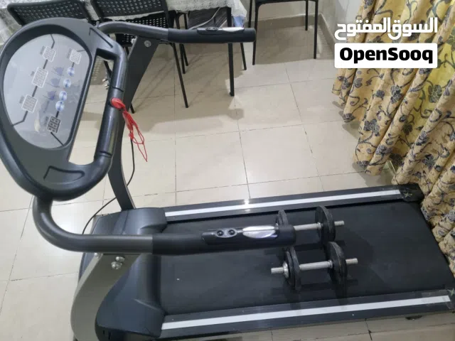 Used Treadmill and Dumbbells