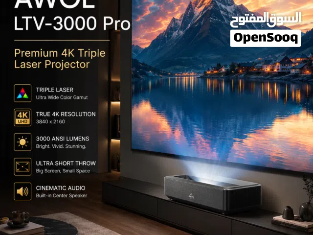 AWOL LTV-3000 Pro 4K UST Projector - ***Enjoy World Cup in Big Screen***