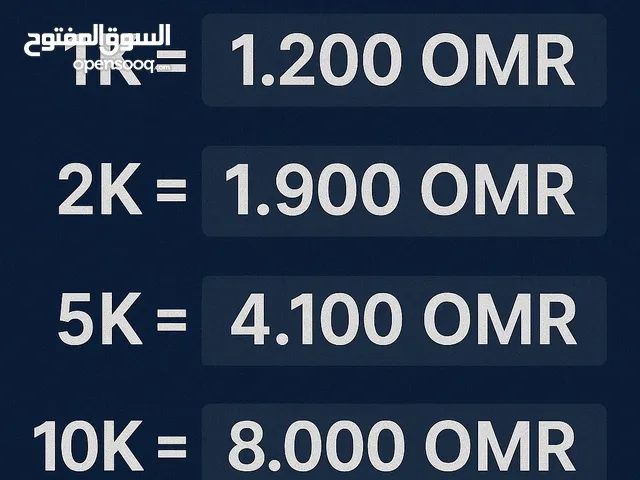 Social Media Accounts and Characters for Sale in Muscat