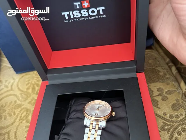 ساعة TISSOT اصلية من Time center اشتريتها قبل فترة وما استخدمتها ستاتية مرتبة بتزبط على كل ستايلات