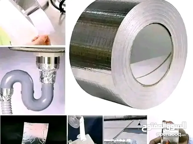 الحق عرض لاصق الالمنيوم الفعال لسداد اخزاق الخزانات الحديدية والبلاستيك واسطح الهناجر والسيارات الخ