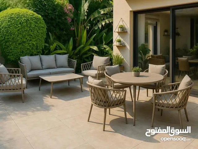 اثاث خارجي لتجهيز المزارع وتجهيز الشالية أضخم تشكيلنا وبأسعار مختلفة