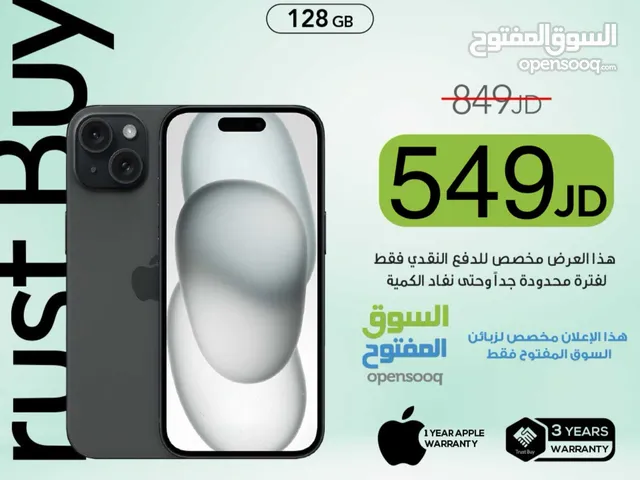 iPhone 15 Plus 128GB ‏NEW NO AVTIVE  جديد بالكرتونة