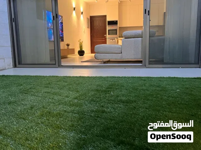 luxury apartment for rent in abdoun 2 bedrooms 2 bathrooms ground floor