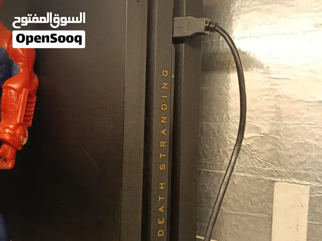 جهاز بلاستشن 4برو  مستعمل بي حاله كسر الويرو وعليه باقه العابه كامله +عليه مكتيه الجي يعني تنزل كل
