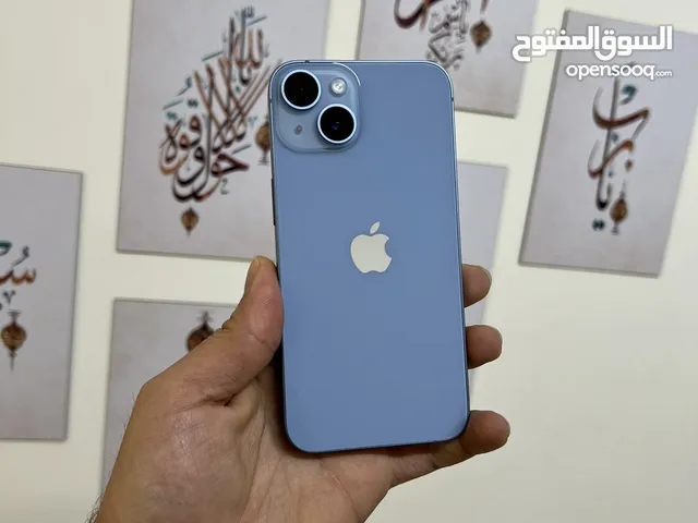 ايفون 14 بحالة الجديد كفاله ابل فعاله شرق اوسط بطارية 99 الاصلية