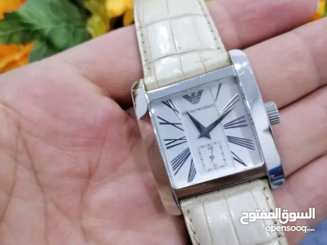 #Emporio_Armani امبوريو ارماني اصلي لومينوس سنتر ثواني منفصل ارقام رومانيه بحاله ممتازه