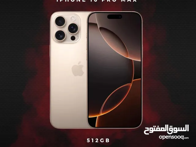 IPHONE 16 PRO MAX 512GB أيفون 16 برو ماكس 512 جيجا وارد شرق اوسط