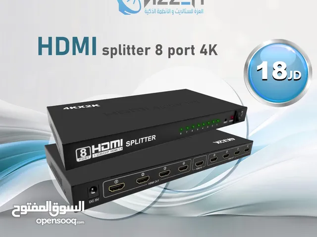 مجمع شاشات ثماني splitter hd 8 port 4k