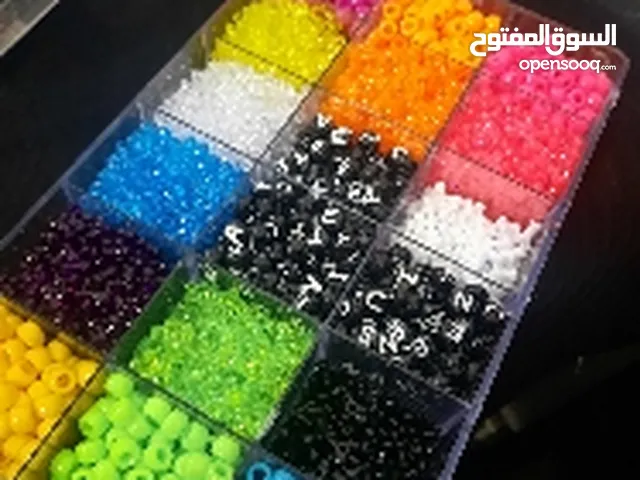 multi color craft beads -خرز ملون
