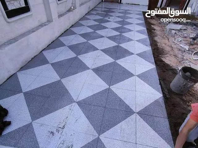 خلفه سيراميك ومرمر وكاشي متفرغ