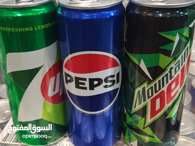 مشروبات غازية مقاس 330ml / 250ml