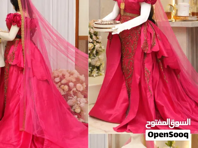 فستان مهر للبيع ما ملبوس مره واحد العنوان البصرة