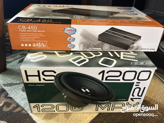 صب هنبيال 1200w مع صندوق وجهاز ads 1800w وسماعتين الترا سونيك وحدة 150w + 50w السماعات من طراز neo