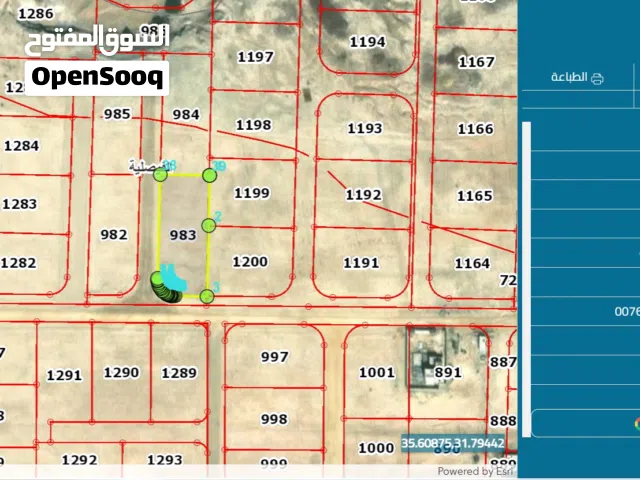 أرض للبيع في العظيمي على شارعين مطلة على البحر منطقة شاليهات