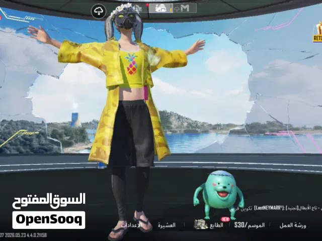 السلام عليكم حساب ببجي للبيع وجه لوجه مصراته