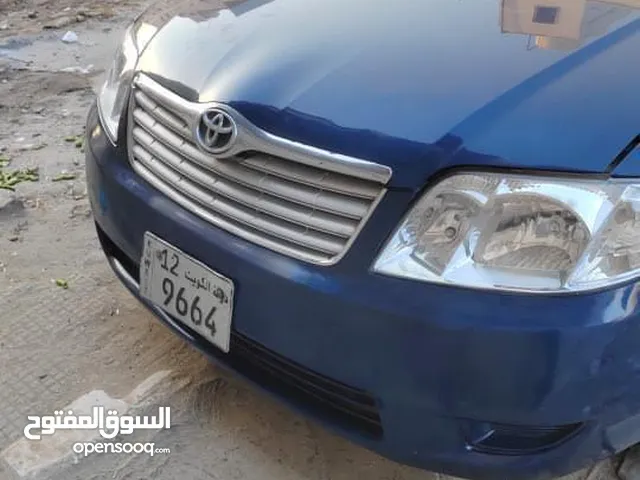 تويوتا كورولا موديل 2005 بحاله فوق الممتازه مكينه صغيره بدون حوادث استخدام حشمه فحص قير مكينه شاصي