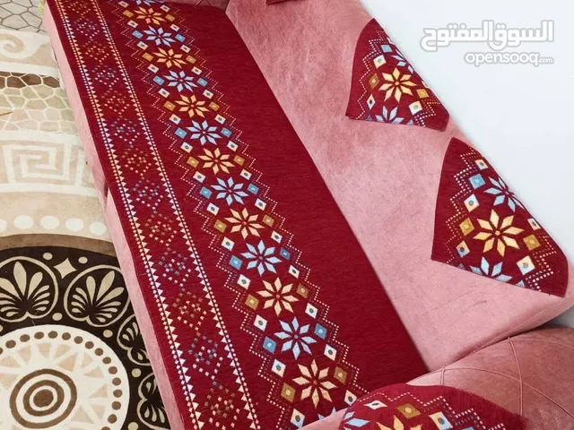 وصل طقم بياضات انتريه وردة الطقم الخليج الخامه قطيفه شانيليا متوفر بالوان مم