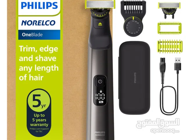 ماكنة حلاقه فيليبس برو مع شنتة مرفقة Philips OneBlade 360 Pro Face + Body, Hybrid