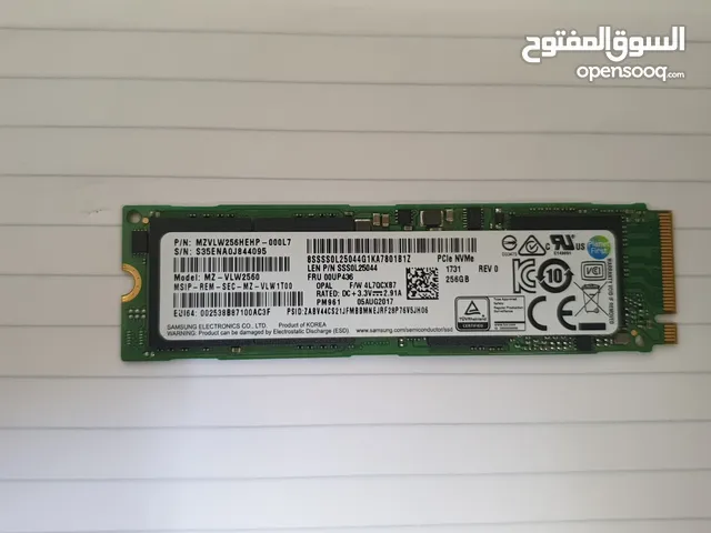 Samsung hard disk ssd m.2 256 gb nvme