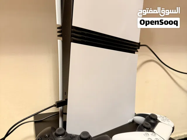 بلايستيشن 5 برو + جويستك إضافي أصلي + وصل وكفالة