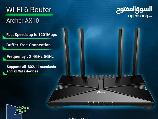 راوتر وايفاي 6 الاسرع في الاتصال بدون تقطيع tp-link wifi 6 router archer ax10