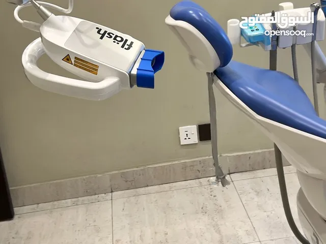 Dental chair and flash