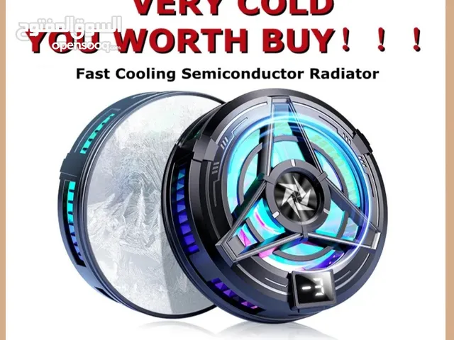 SL-17 Magnetic Game Mobile Cooler Portable Semiconductor Radiator Fan Compatible For IPhone/Android