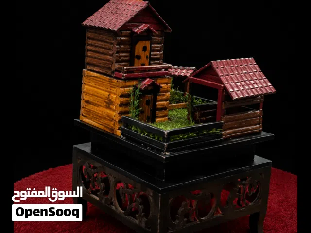 بيت خشبي صناعة يدوية